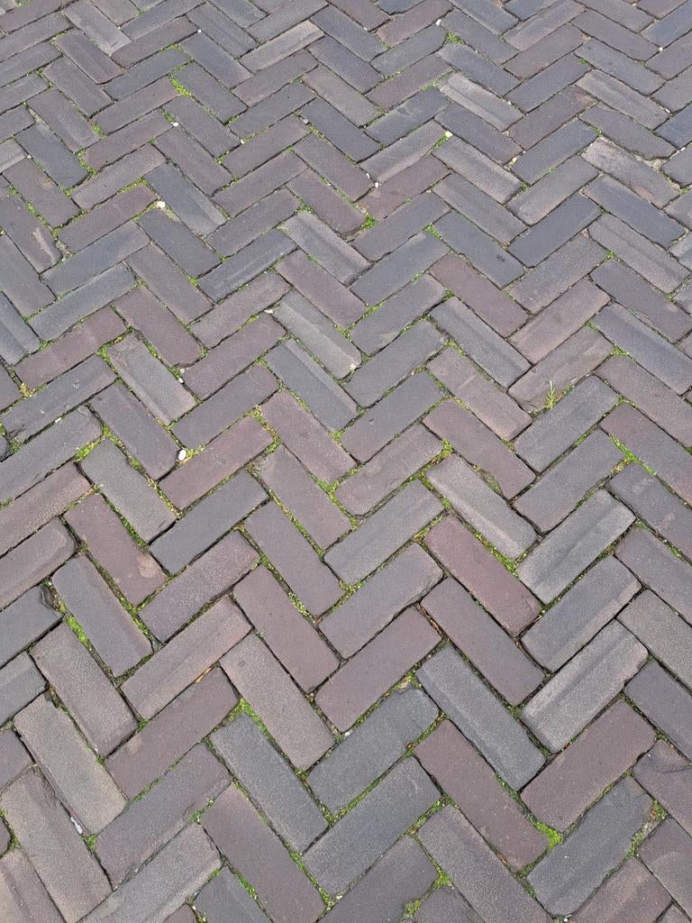 Mooie partij gebakken dikformaat, Tuin en Terras, Ophalen of Verzenden, Keramiek, Klinkers