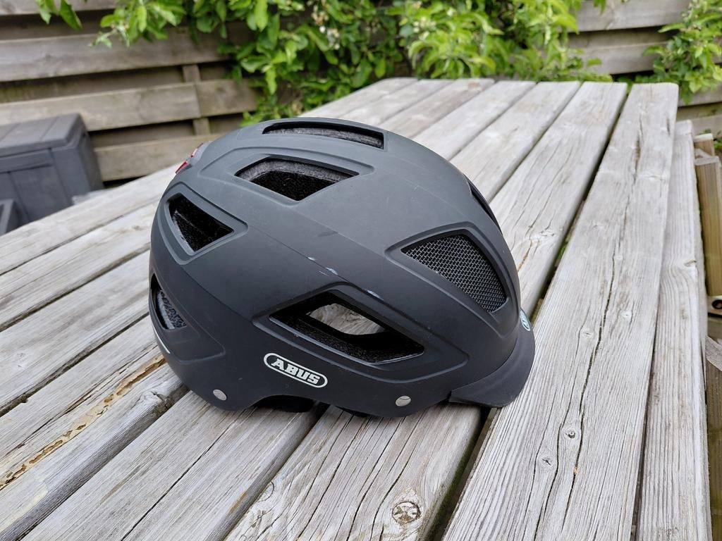 Abus Hyban 2.0 Fietshelm - Maat XL - Mat Zwart, Ophalen of Verzenden, Zo goed als nieuw, Abus, XL