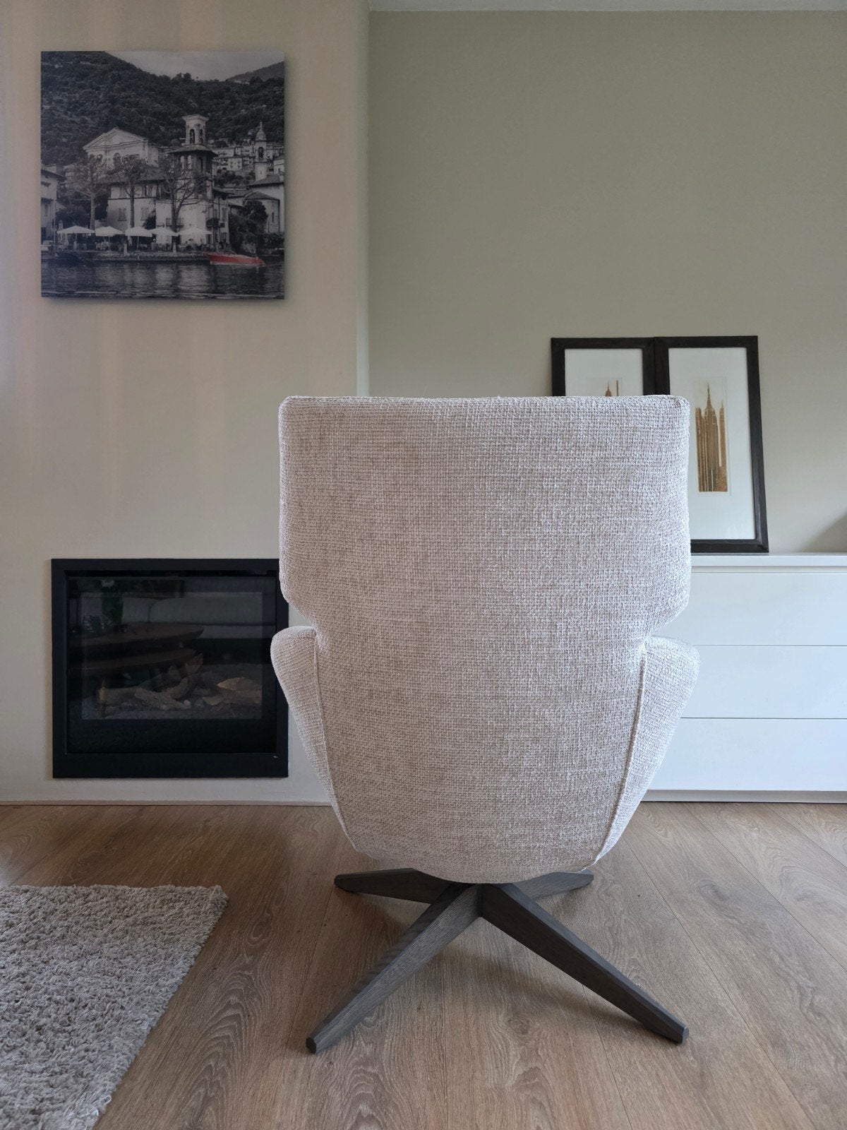 2x Leolux Lloyd draai fauteuil design Gino Carollo, Huis en Inrichting, Fauteuils, Ophalen of Verzenden, 75 tot 100 cm, Stof, 50 tot 75 cm