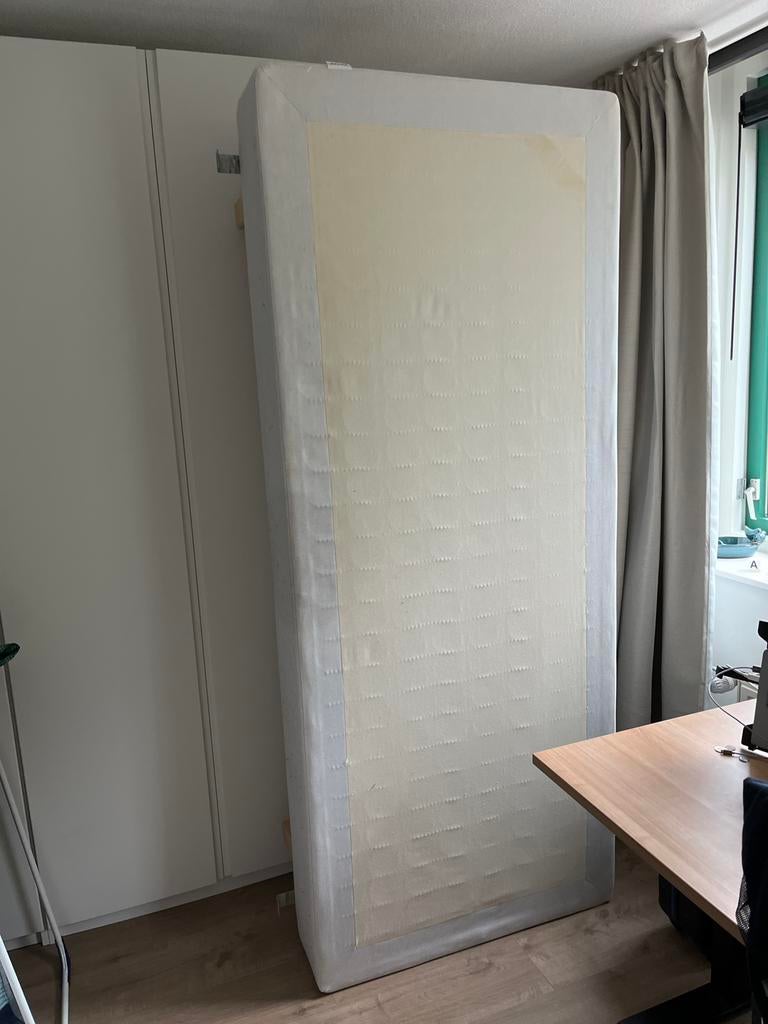 Boxspring + hoofdbord king size 220x180 IKEA Sultan, Ophalen, Gebruikt