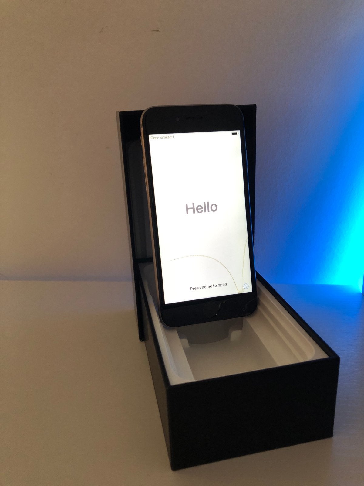 Apple iPhone 6 Zilver/Grijs met hoesje - prima staat, Ophalen of Verzenden, Gebruikt, Zilver, IPhone 6