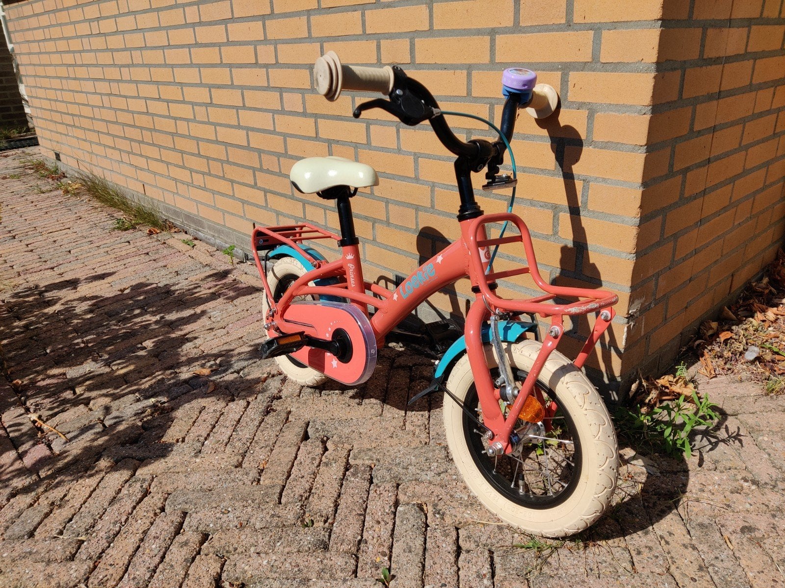 Loekie kinderfiets 12 inch - Zo goed als nieuw, Ophalen, Zo goed als nieuw, Minder dan 16 inch, Loekie