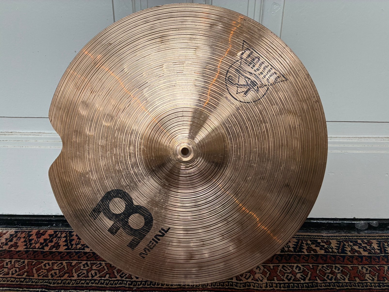 Meinl Classics Medium Ride 20”, Gerepareerd Bekken, Muziek en Instrumenten, Ophalen, Gebruikt, Duitsland, Overige soorten