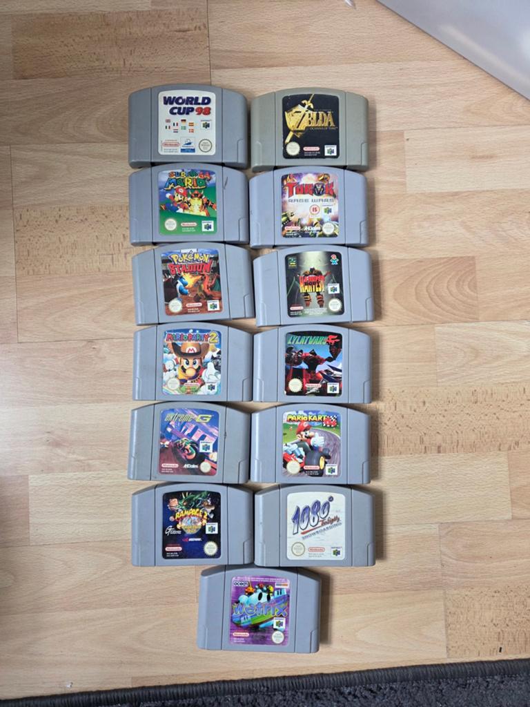 13 Nintendo 64 spellen - Diverse titels in 1 koop, Spelcomputers en Games, Games | Nintendo 64, Ophalen of Verzenden