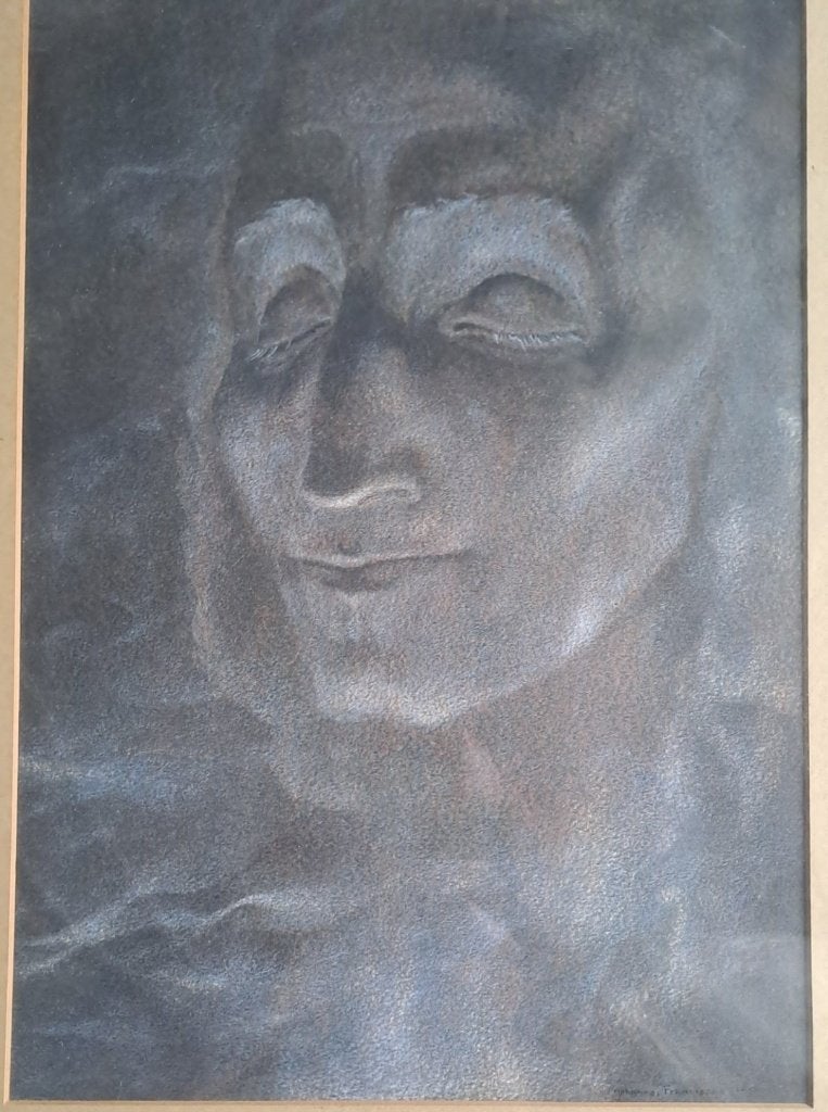 Schilderij Johfra de ziener, Antiek en Kunst, Ophalen of Verzenden