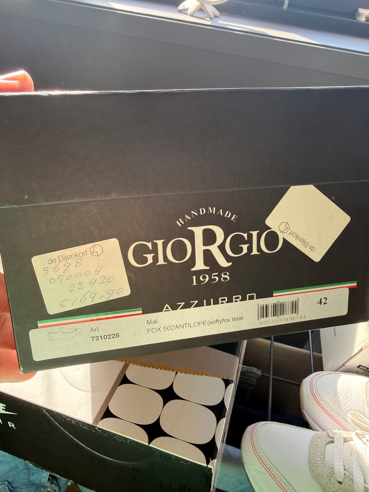 Giorgio 1958 Azzurro Loafers - Maat 42 - Zo goed als nieuw, Ophalen of Verzenden, Zo goed als nieuw, Overige kleuren, Loafers