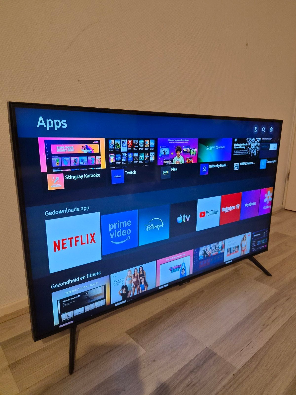Samsung 43 inch 4K Smart TV wifi veel Apps – UE43TU8070, Ophalen, 50 Hz, Zo goed als nieuw, Samsung