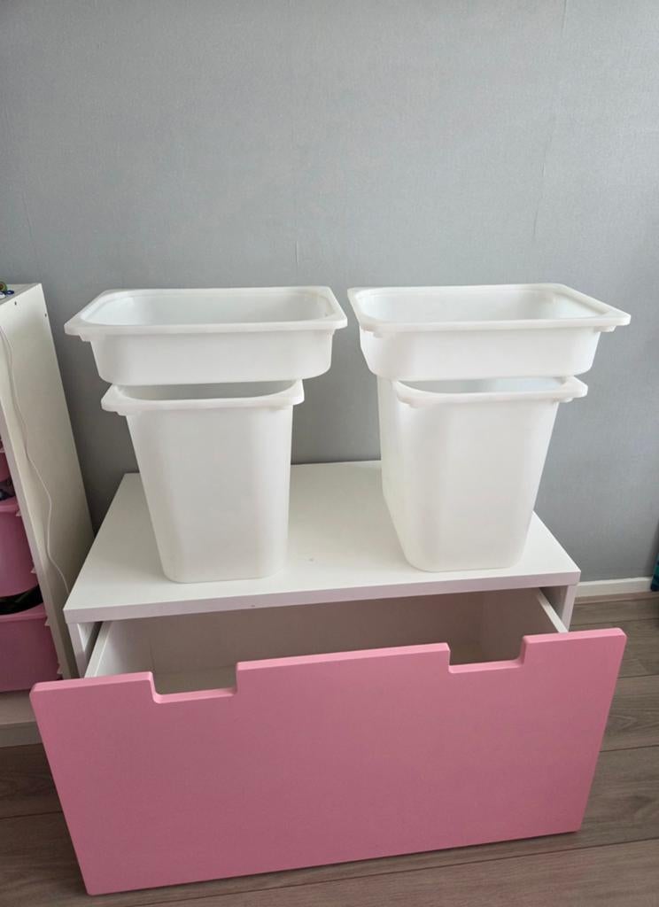 Smastad ladekast Speelgoedkist incl trofast opbergbakken, Ophalen, Minder dan 50 cm, Gebruikt, 50 tot 100 cm