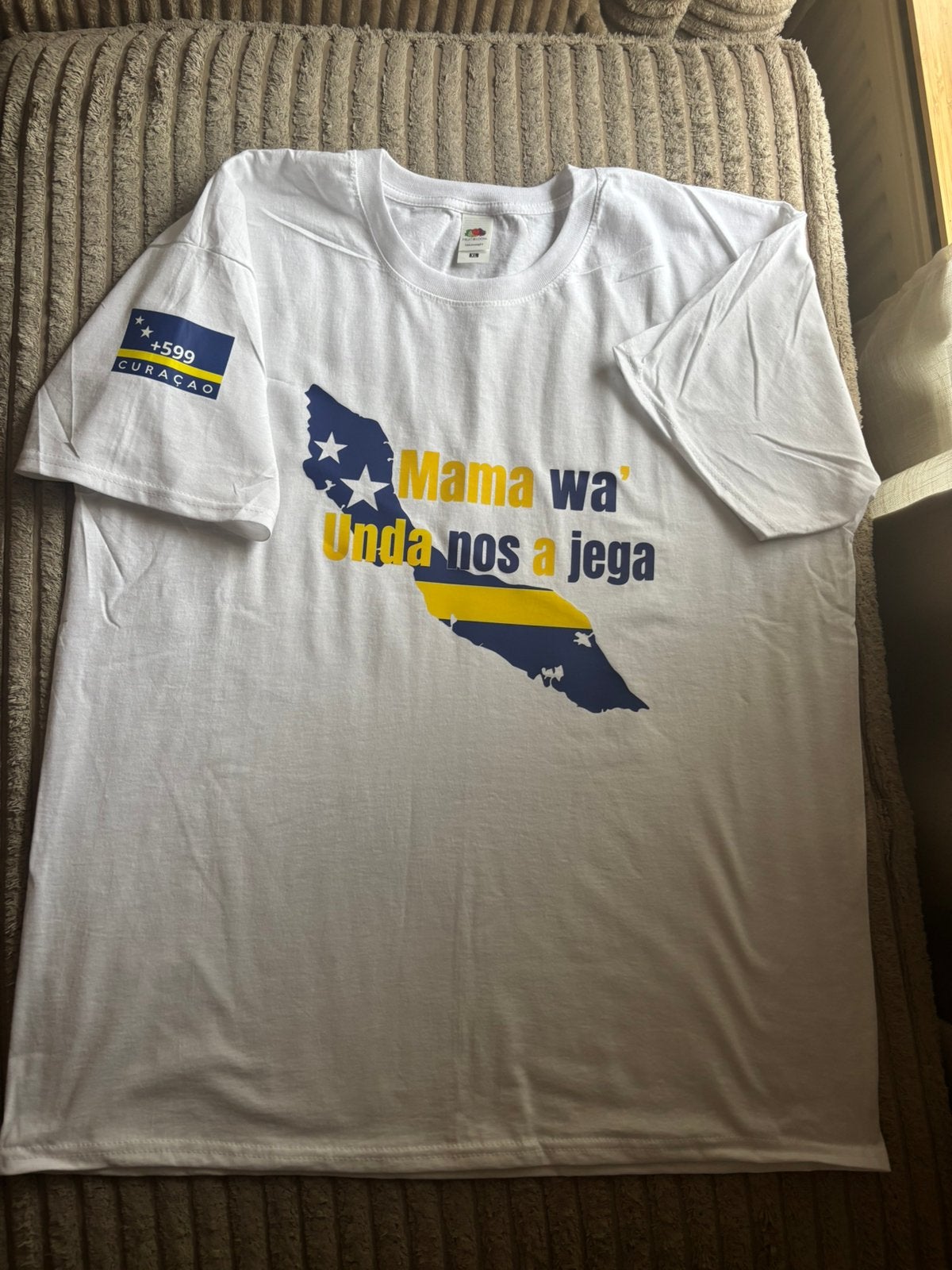 Curacao shirt M, L XL en XXL, Ophalen, Zo goed als nieuw, Maat 56/58 (XL), Zwart