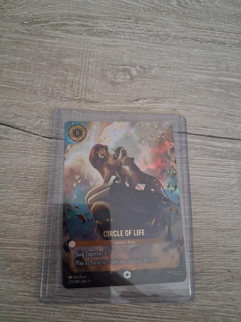 Circle of life enchanted Lorcana, Ophalen of Verzenden, Zo goed als nieuw