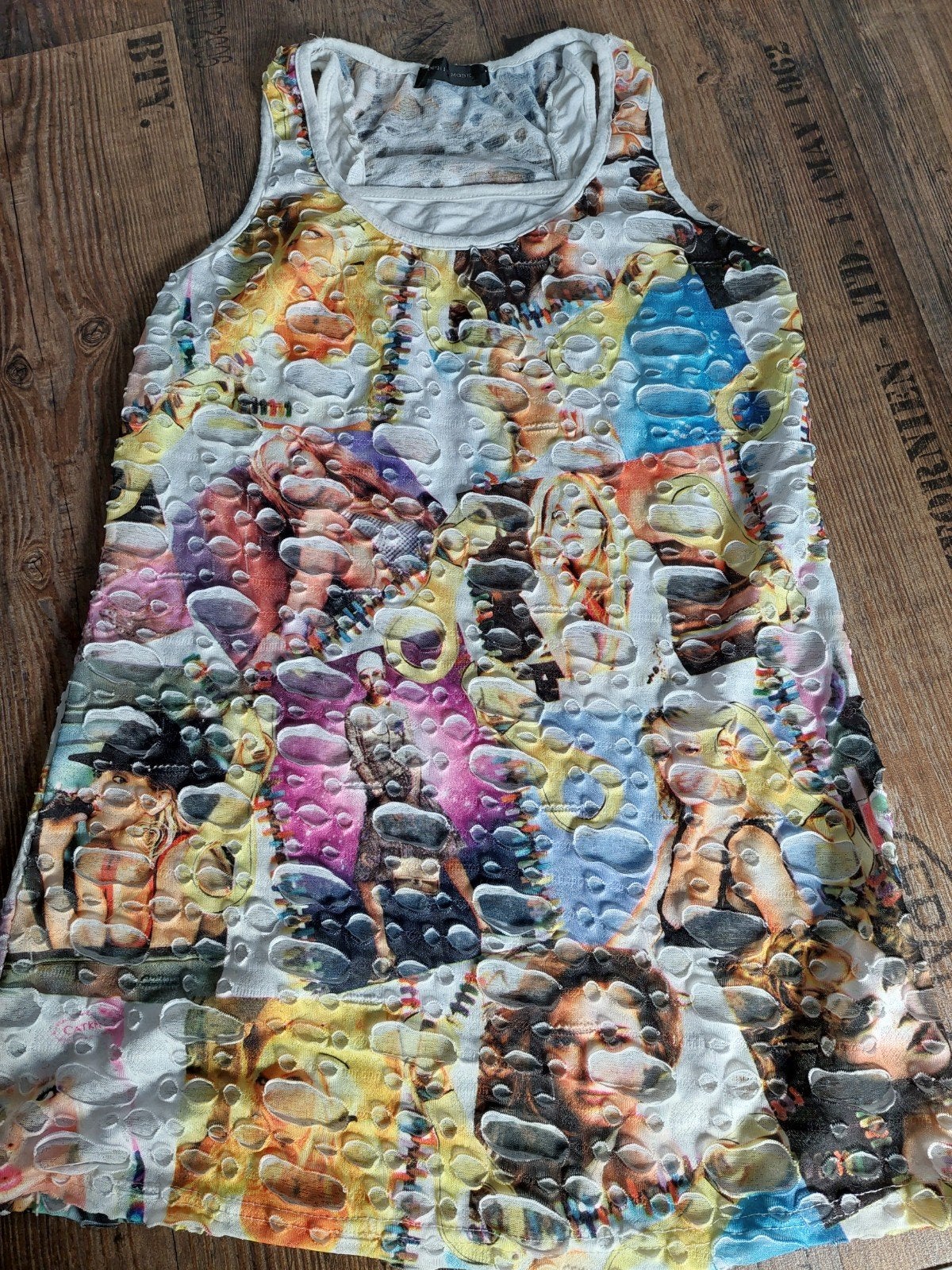 Sophie Mode top/tuniek met Pop-Art en Bubbeltextuur mt.M, Kleding | Dames, Maat 38/40 (M), Ophalen of Verzenden, Zo goed als nieuw