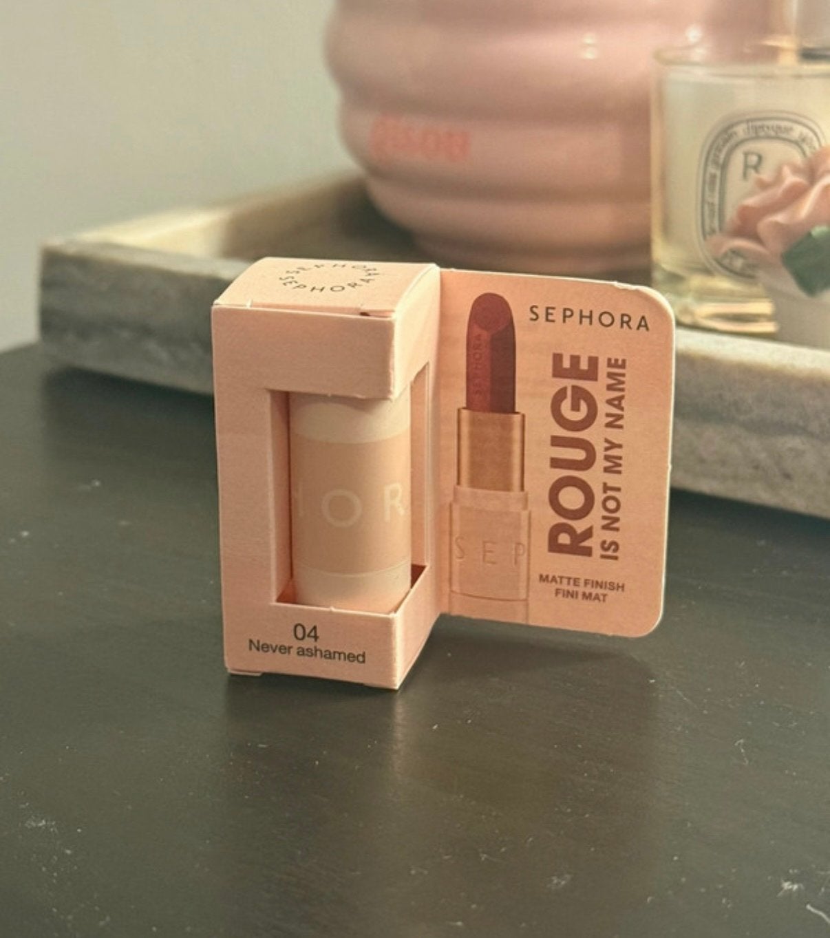 Sephora Rouge Mini Lipstick - 04 Never Ashamed, Lippen, Nieuw, Ophalen of Verzenden, Make-up