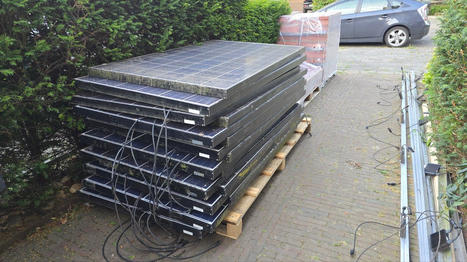 21 x Zonnepaneel met SolarEdge optimizer 300W, Doe-het-zelf en Verbouw, Zonnepanelen en Toebehoren, Ophalen, Gebruikt, Paneel