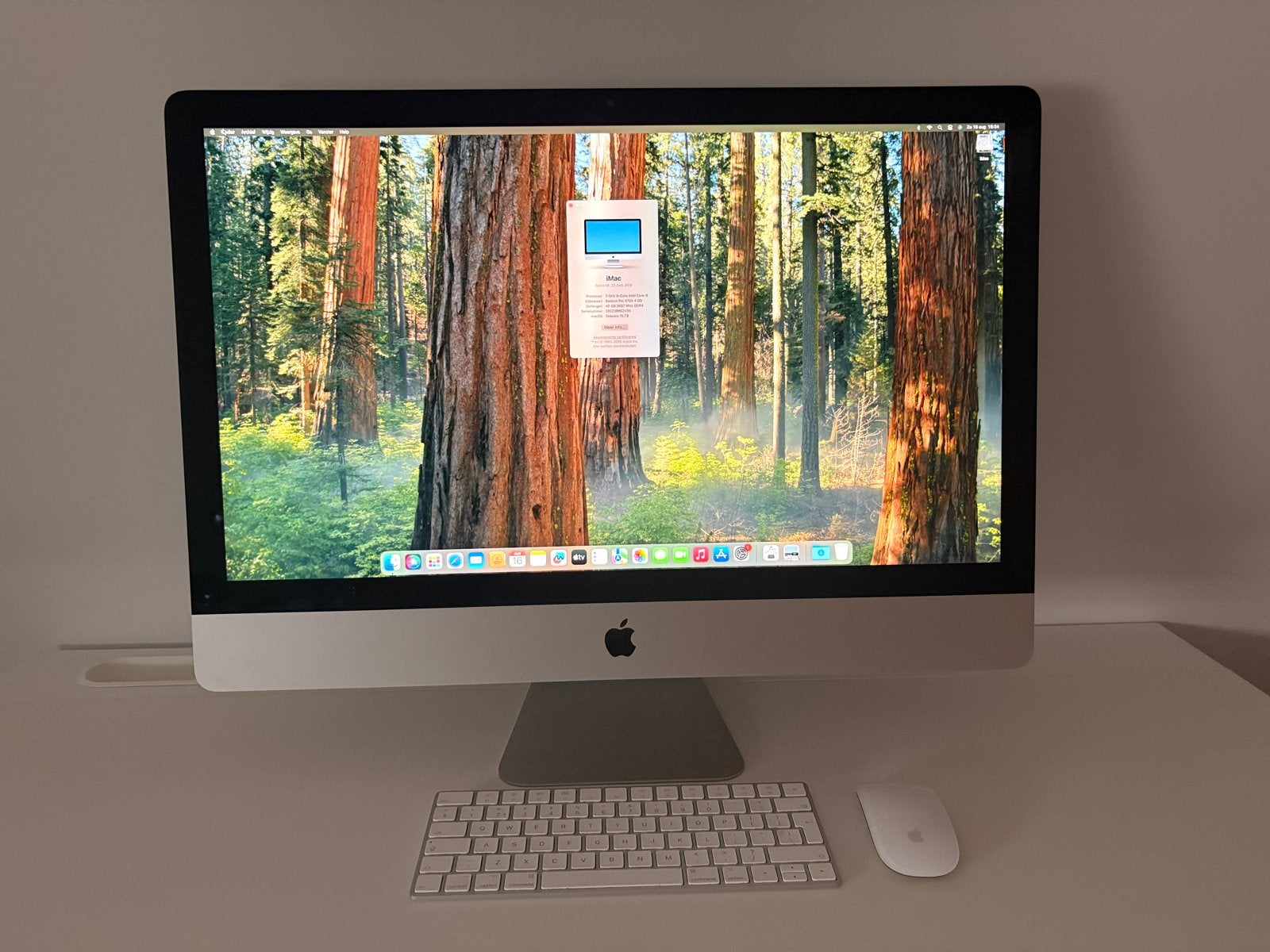 iMac 27 inch 2019 Retina 5K - 40GB RAM, 1TB Fusion Drive, Computers en Software, Apple Desktops, Ophalen, HDD en SSD, 32 GB, IMac