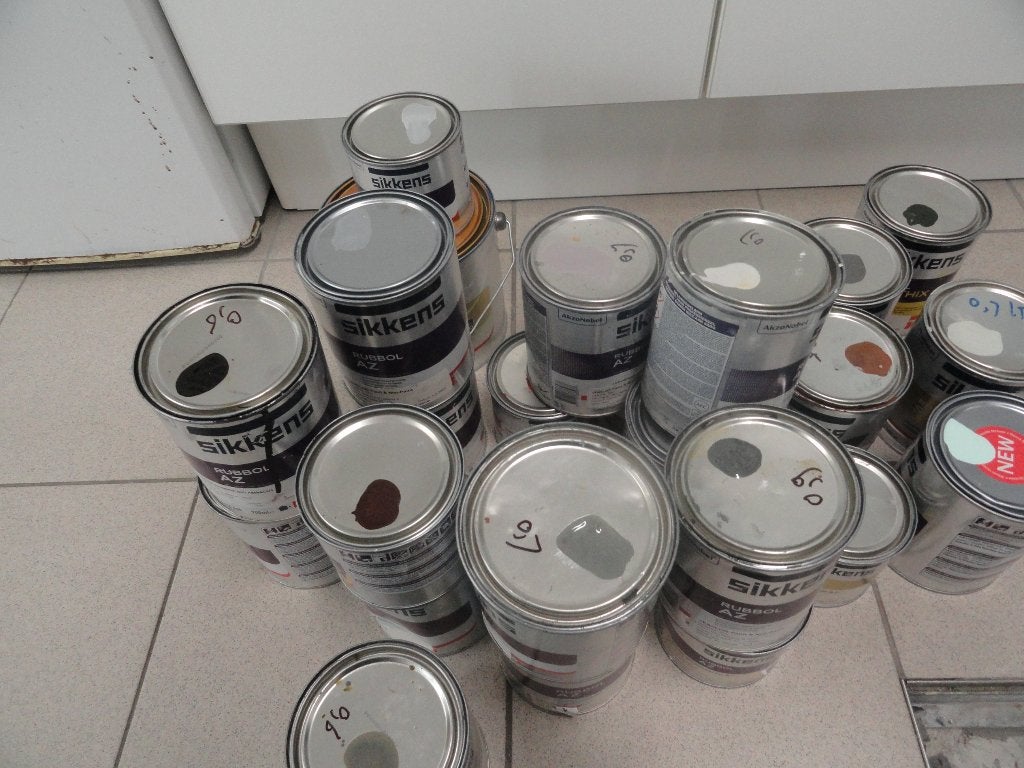 PARTIJ SIKKENS ALKYD LAK DIVERSE KLEUREN  GEEN WIT, Overige kleuren, Nieuw, Ophalen of Verzenden, Lak