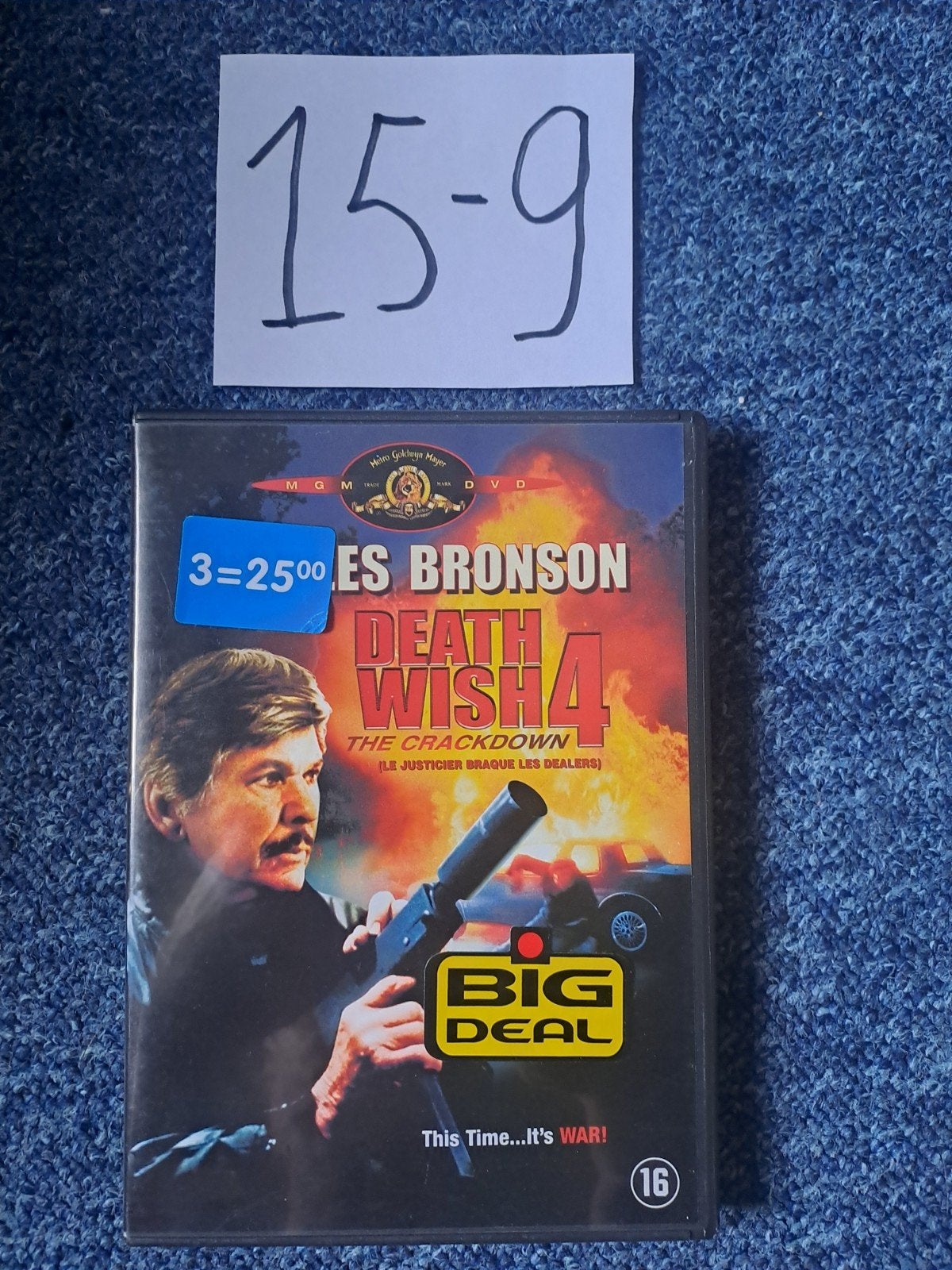 Death Wish 4: The Crackdown (DVD) - Charles Bronson, Cd's en Dvd's, Vanaf 16 jaar, Ophalen of Verzenden, Zo goed als nieuw, Actiethriller