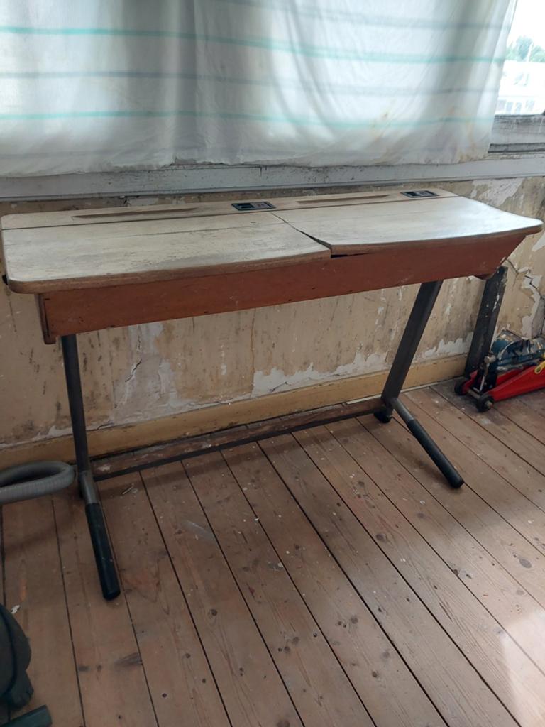 Vintage buro, sidetafel, Ophalen of Verzenden