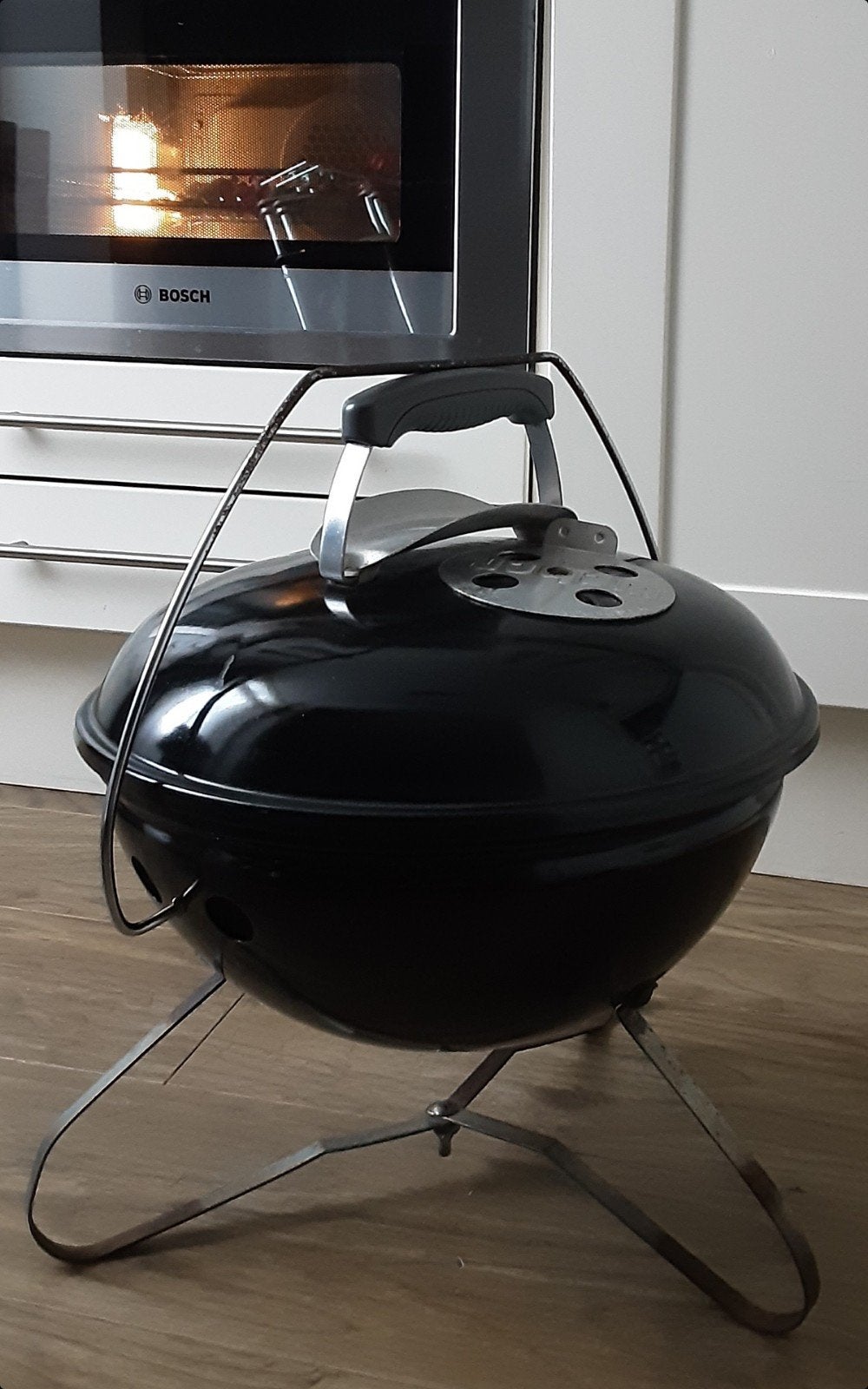 Smokey Joe barbecue Weber kogel 37 cm zonder roosters, Ophalen of Verzenden