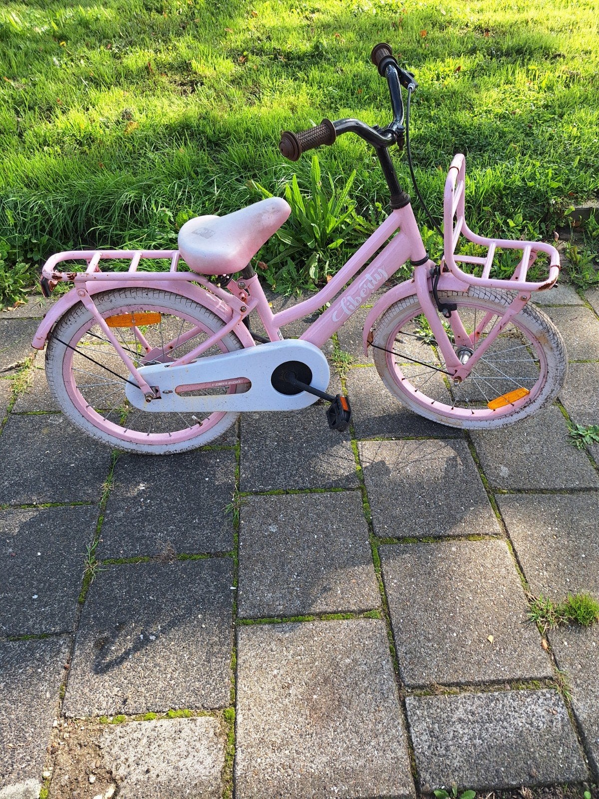 meisjesfiets 18", Ophalen, Gebruikt, 18 inch, Versnellingen