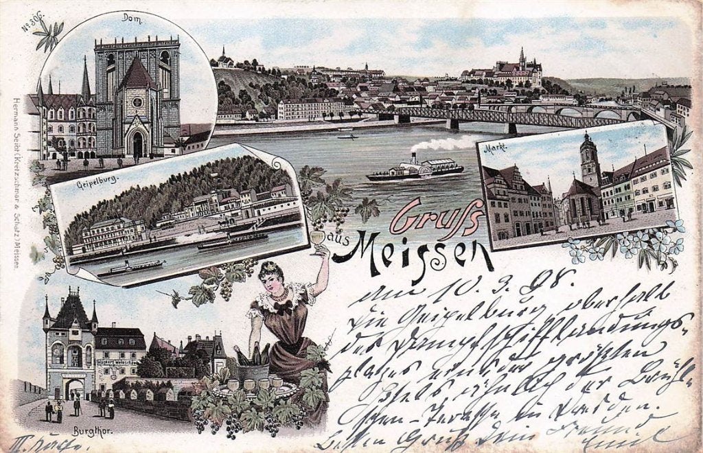 702-119-051 Meissen, Verzenden, Voor 1920, Duitsland