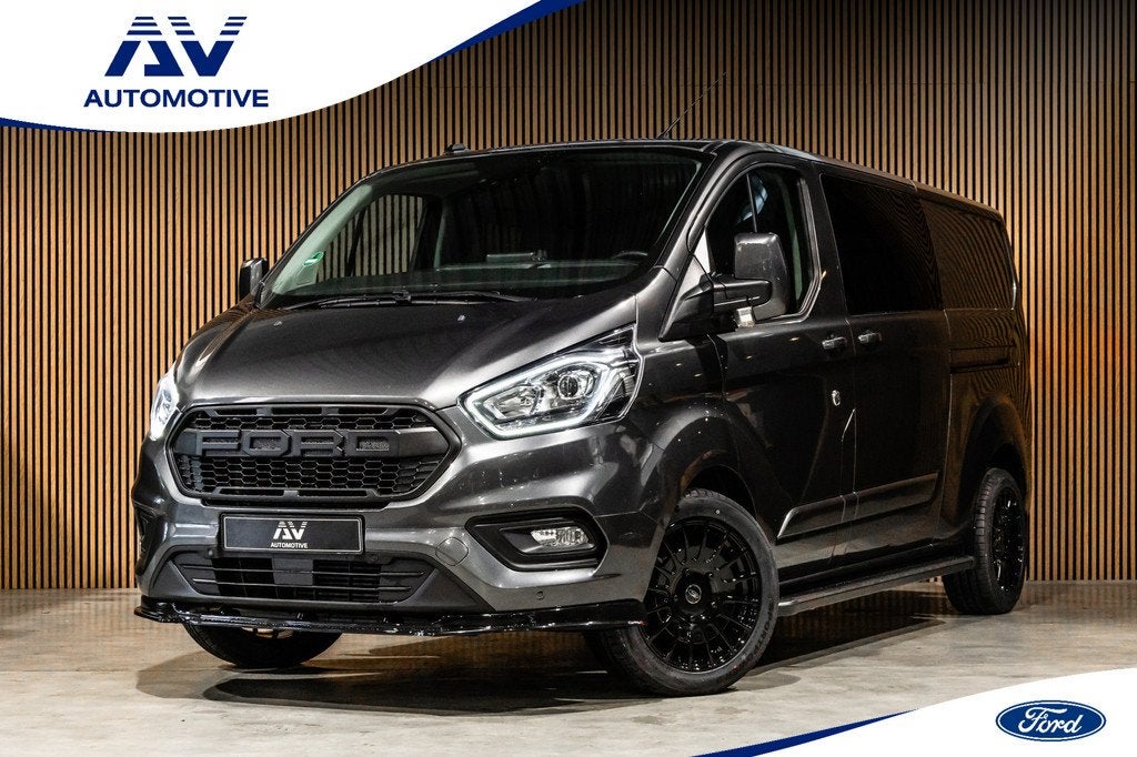 Ford Transit Custom 300 2.0 TDCI 170 PK L2H1 Limited DC | Du, Auto's, Bestelauto's, 4 cilinders, Origineel Nederlands, Bedrijf