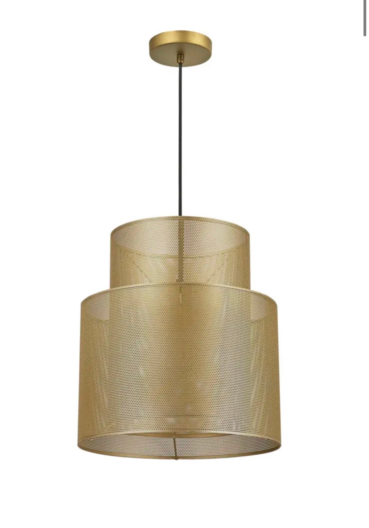KARWEI Elles hanglamp – antiek brons, Huis en Inrichting, Lampen | Hanglampen, Ophalen of Verzenden, Zo goed als nieuw, Metaal