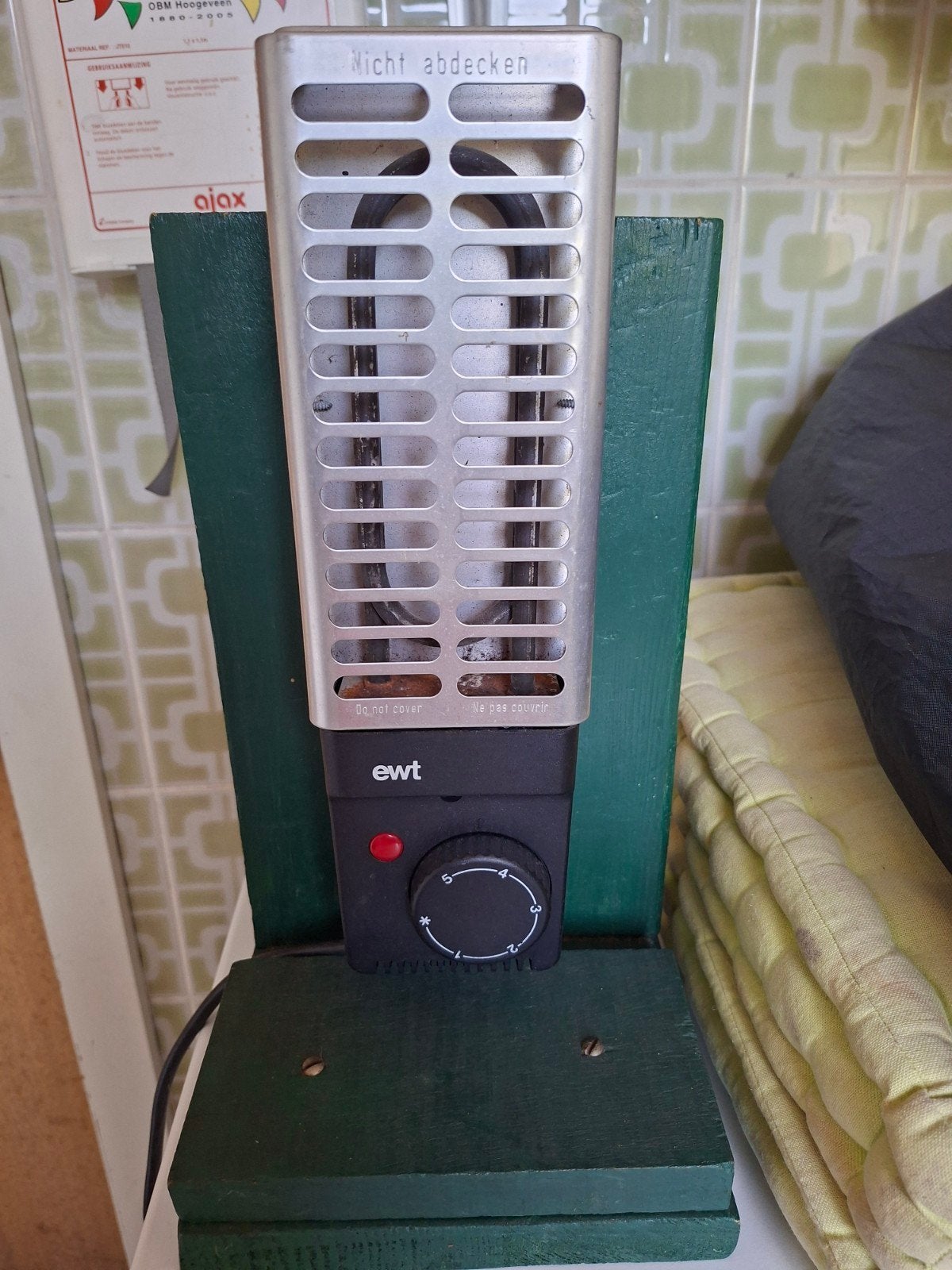 EWT Elektrische Kachel 500W - Compact en Efficiënt, Ophalen