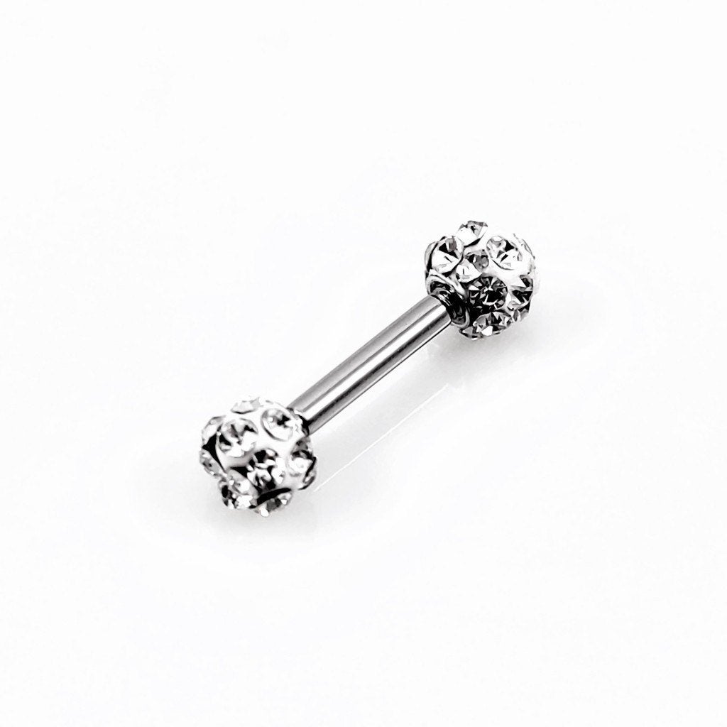 RVS Strass Oor Piercing Barbell Kraakbeen Tragus Helix Labr, Staal, Birgitta-Gracht 33, 6465 EL Kerkrade, Nederland, Verzenden