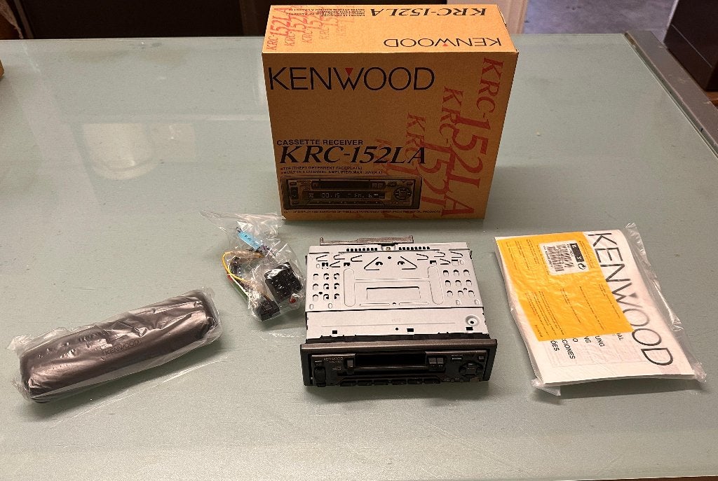 Kenwood KRC-152LA cassette-autoradio – nieuw in doos (NOS), Ophalen of Verzenden, Nieuw