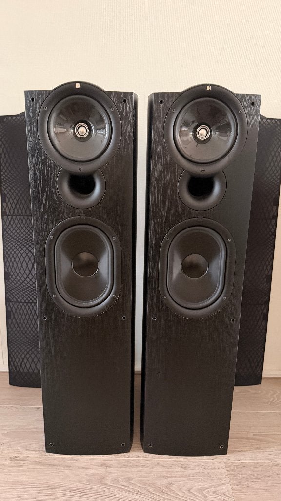 KEF Q7 (Black Ash) luidsprekers, Vloerstaande luidspreker, Gebruikt, KEF, Ophalen