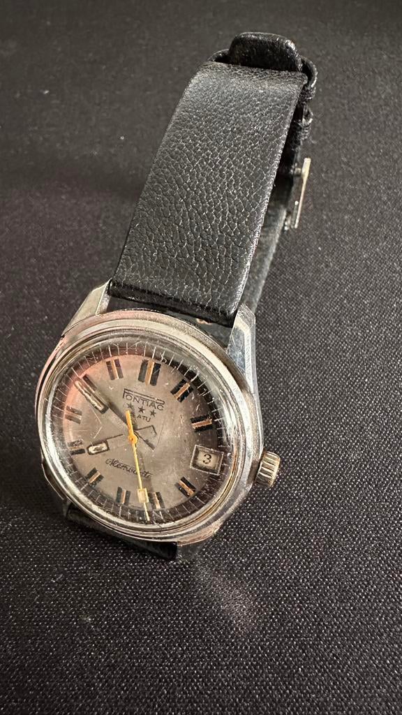 Pontiac horloge Memodate, Ophalen, Staal, Overige merken