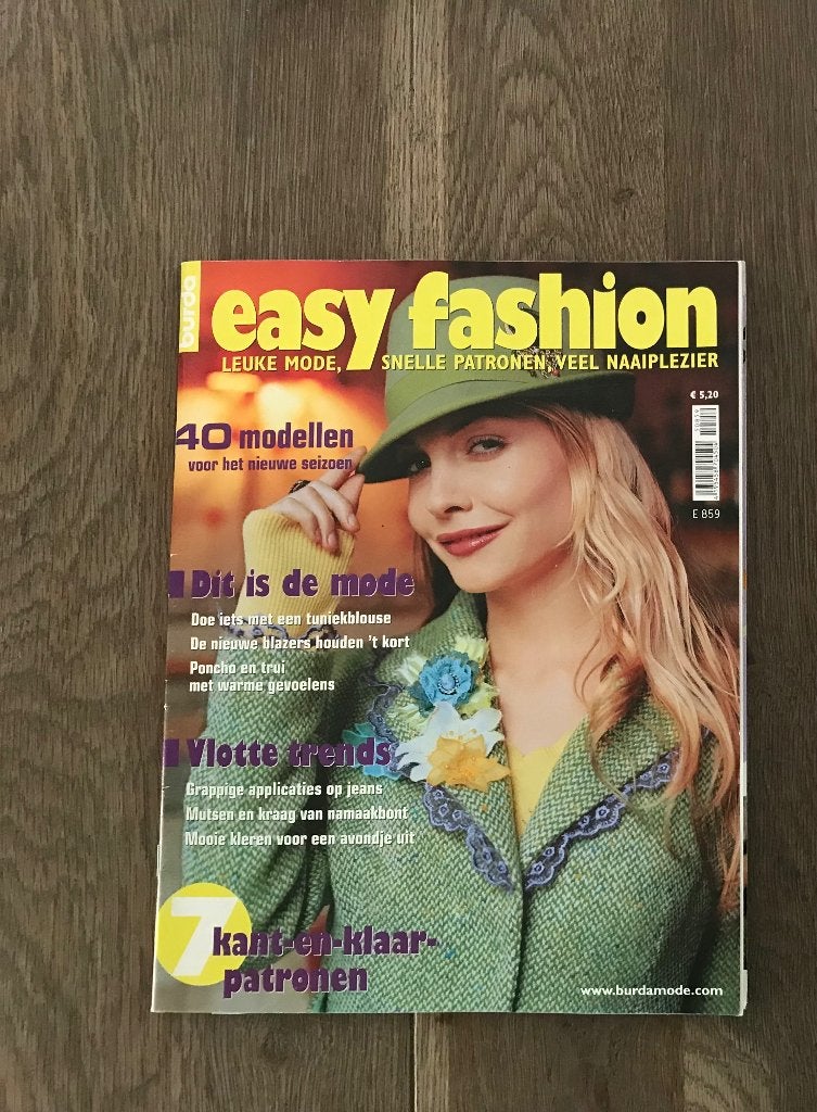 BURDA EASY FASHION E859, Ophalen of Verzenden, Zo goed als nieuw, Vrouw, Burda