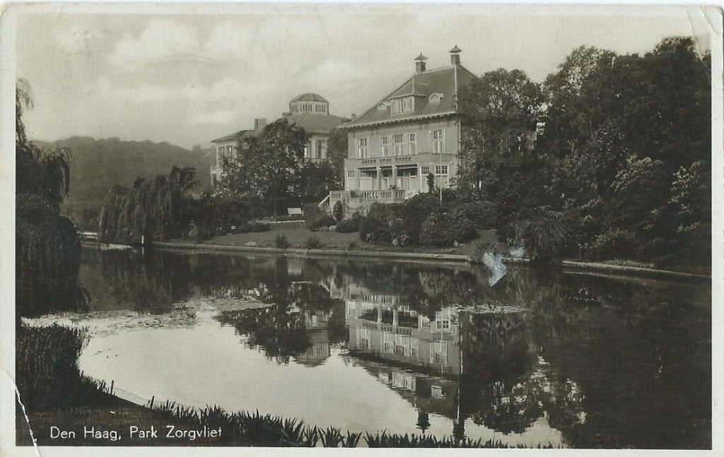 Ansichtkaart DEN HAAG    Park Zorgvliet, Verzenden, 1920 tot 1940, Gelopen, Zuid-Holland