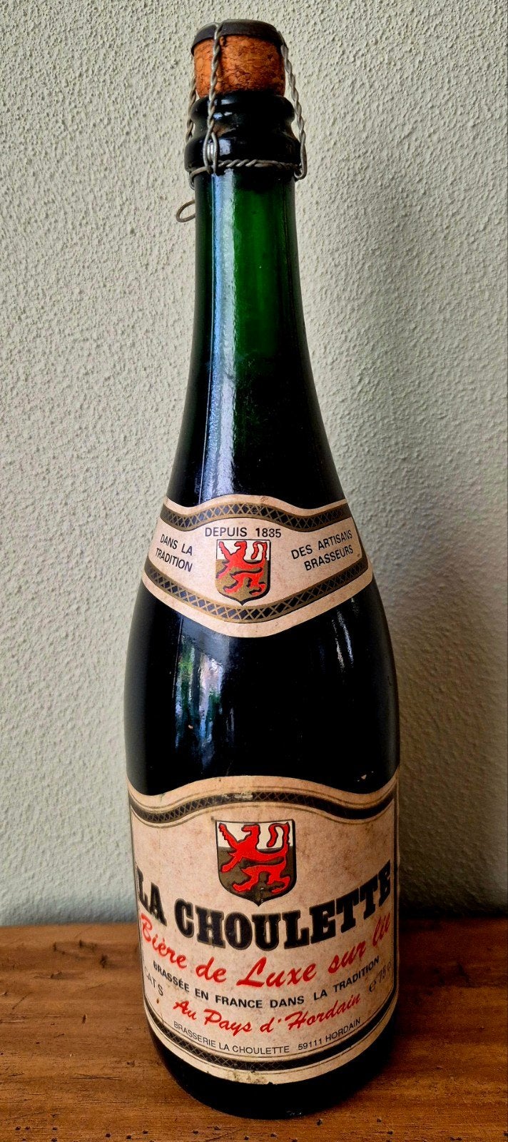 La Choulette Bière de Luxe sur lie La Choulette Hordain Fr, Ophalen of Verzenden, Zo goed als nieuw, Flesje(s), Overige merken