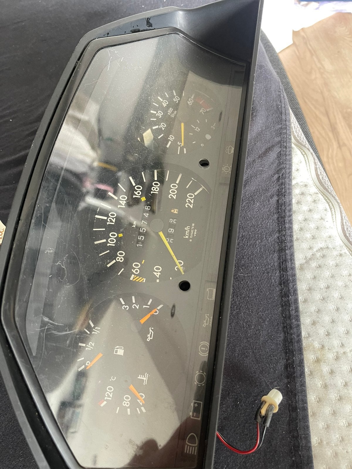 W124 kilometerteller + onderdelen, Ophalen of Verzenden, Gebruikt, Mercedes-Benz