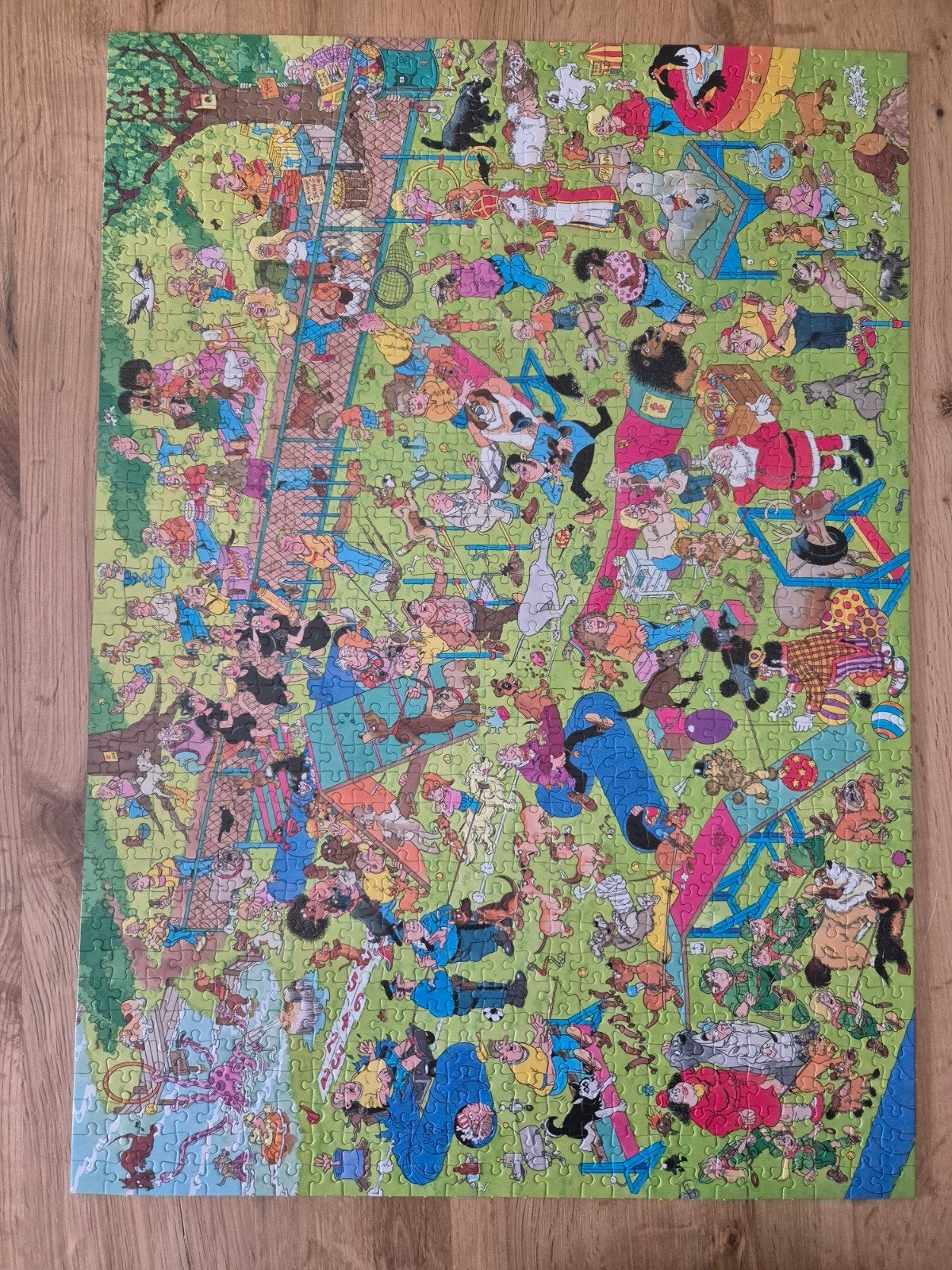Jan van Haasteren honden parcours  (1000 stukjes), Ophalen, 500 t/m 1500 stukjes, Zo goed als nieuw, Legpuzzel