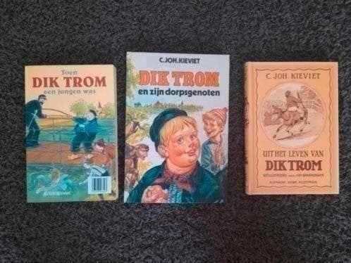 Drie leuke Dik Trom boeken van C. Joh. Kieviet, Ophalen of Verzenden, Gelezen, C. Joh. Kieviet, Fictie algemeen