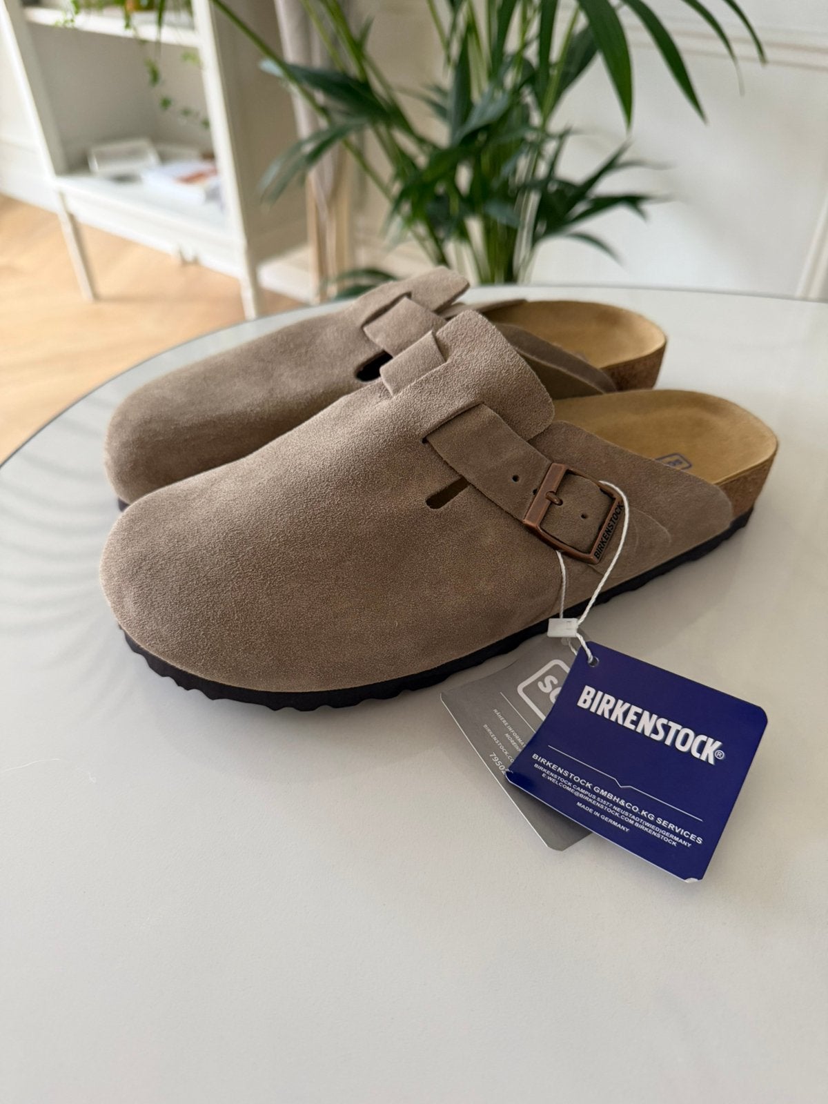 Birkenstock Boston Taupe maat 38, Kleding | Dames, Schoenen, Beige, Nieuw, Sandalen of Muiltjes, Ophalen of Verzenden