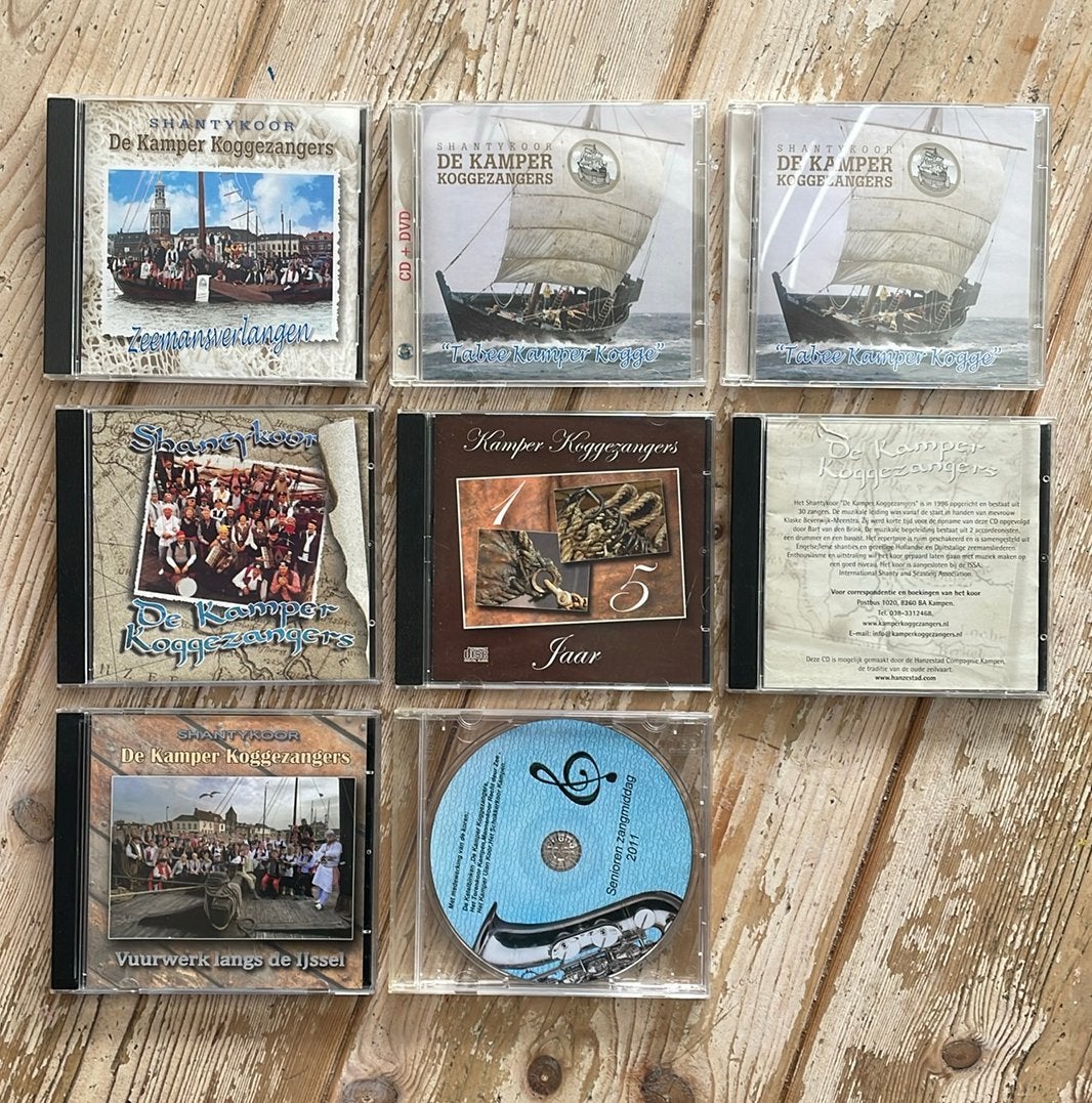 Pakketje cd’s De Kamper Koggezangers / 7 stuks, Ophalen of Verzenden, Gebruikt