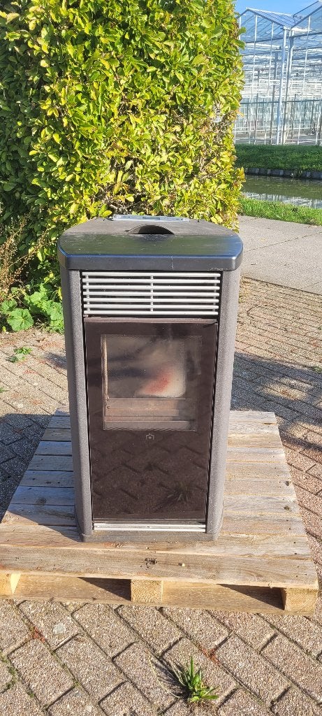 EdilKamin pelletkachel van 54 x 54 x 79 cm, Ophalen, Gebruikt, Pelletkachel, Vrijstaand