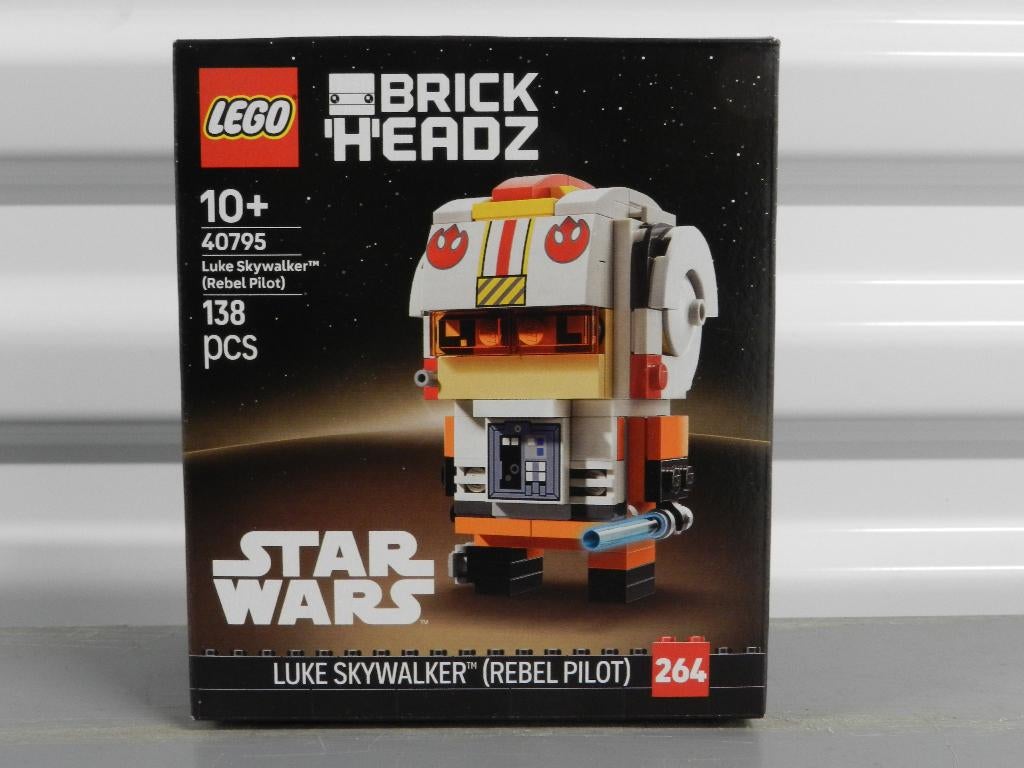 LEGO BRICK HEADZ Luke Skywalker (rebellenpiloot) (40795), BrickHeadz, Lego, Nieuw, Ophalen of Verzenden