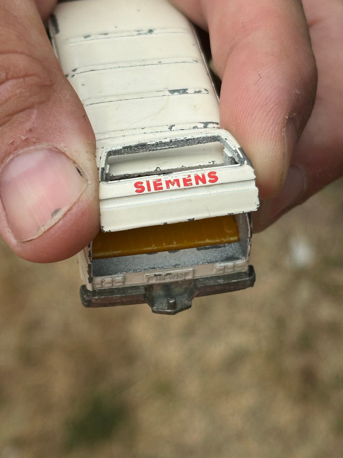 Siku V31 Volkswagen Transporter (T3) Siemens, Ophalen of Verzenden, Gebruikt