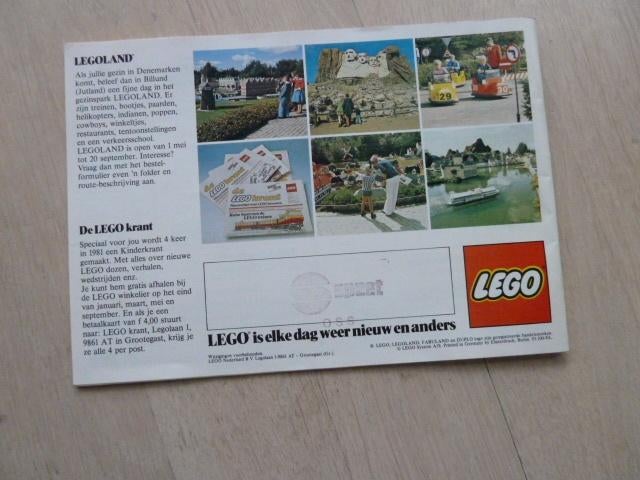 Catalogus lego 1981, Verzenden, LEGO, Nieuw, Catalogus