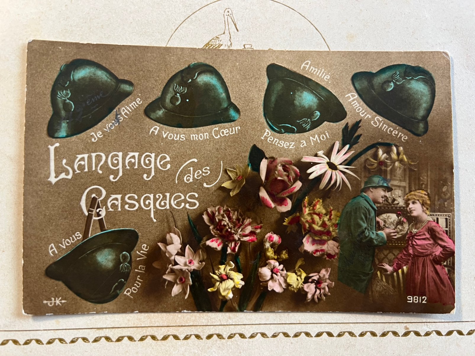 22-11-1917 Langage des Casques - WO1 - militair (GO), Verzamelen, Ophalen of Verzenden, Voor 1920, Gelopen, Overige thema's