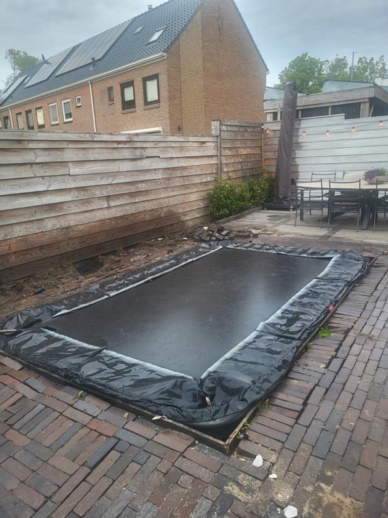 TEAB Grond trampoline, Kinderen en Baby's, Speelgoed | Buiten | Trampolines, Ophalen, Gebruikt
