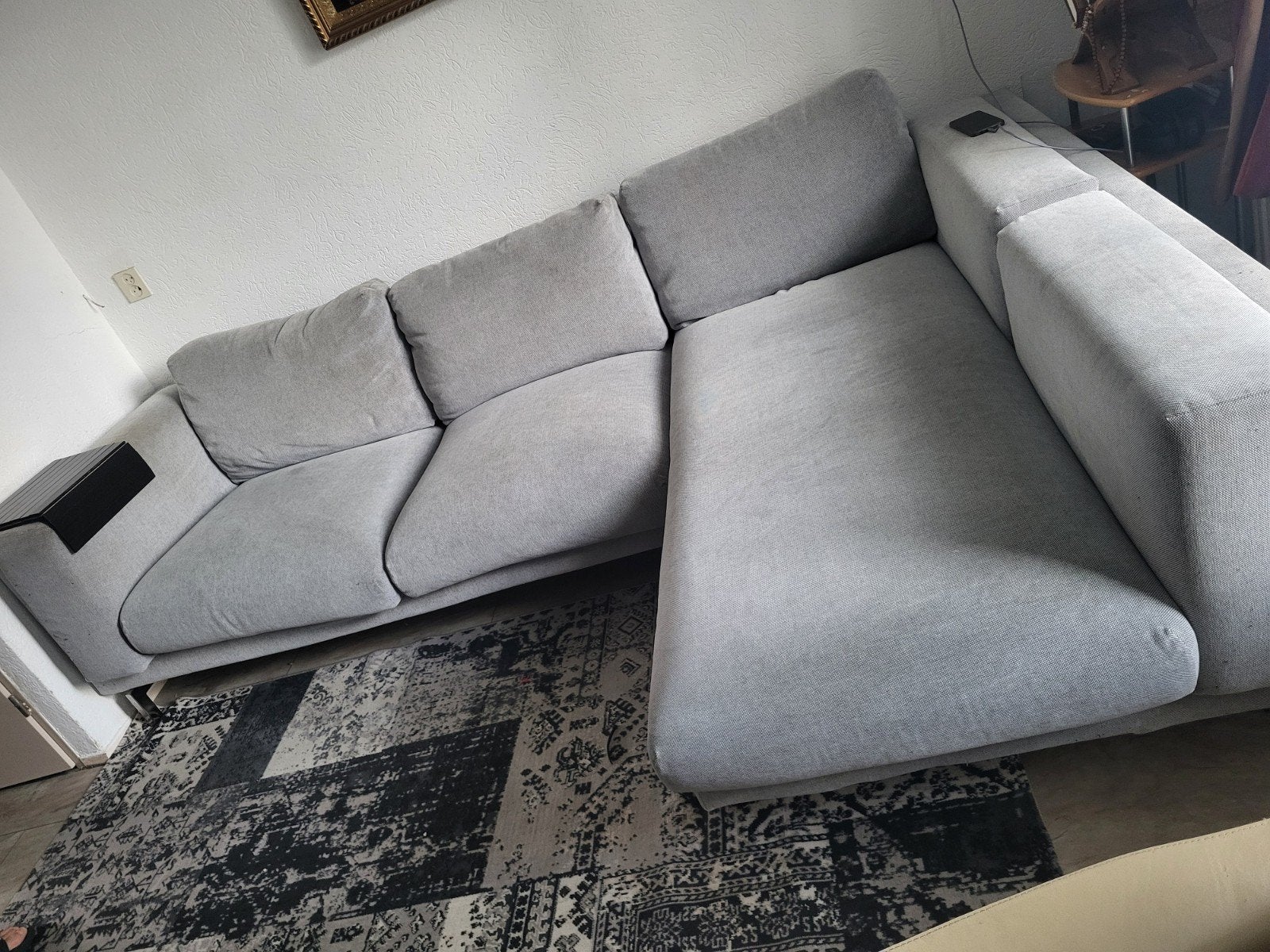 Grijze hoekbank - Comfortabel en modern, Ophalen