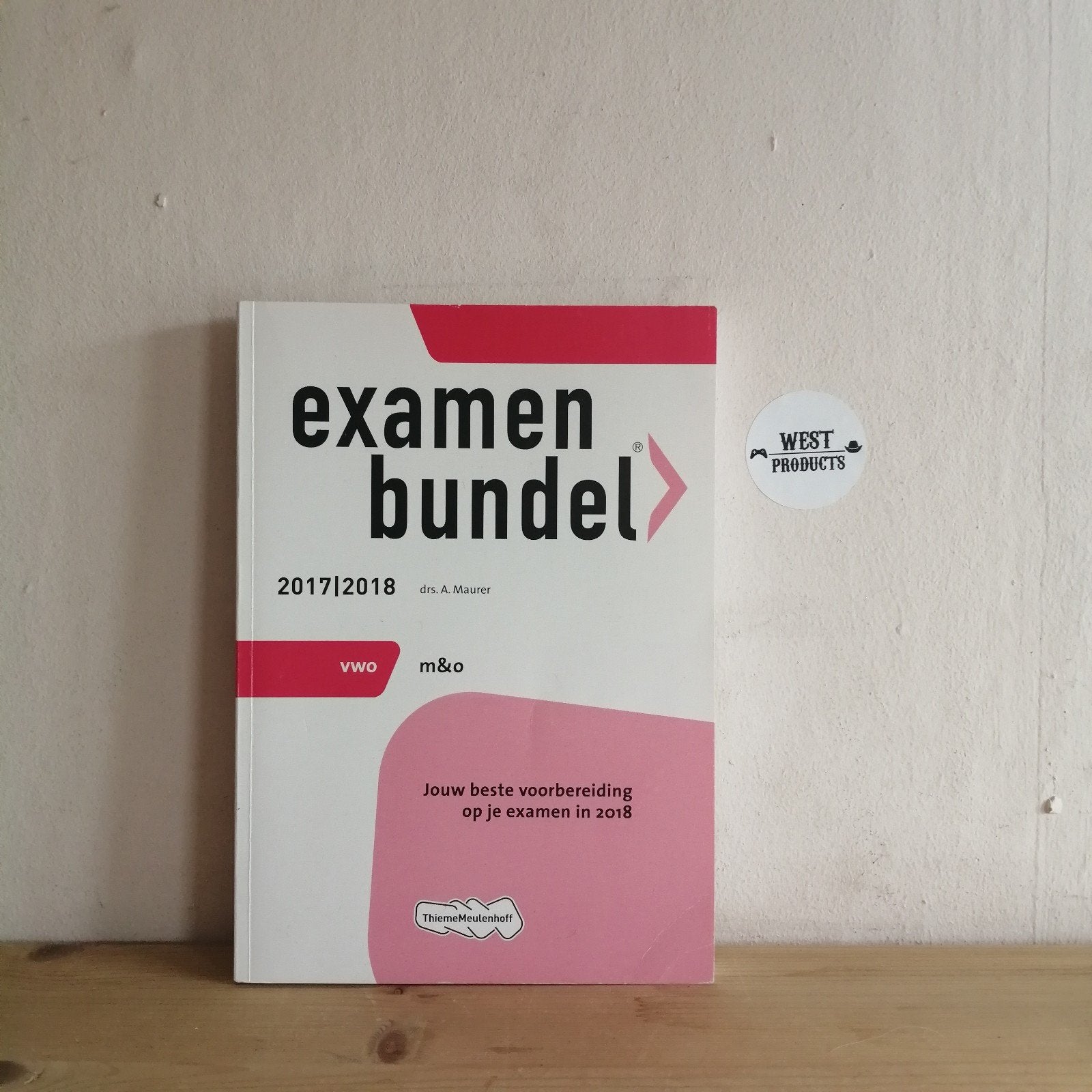 Examenbundel M&O 2017/2018 (VWO) | Schoolboek/Studieboek, Gelezen, VWO, ThiemeMeulenhoff, Ophalen of Verzenden