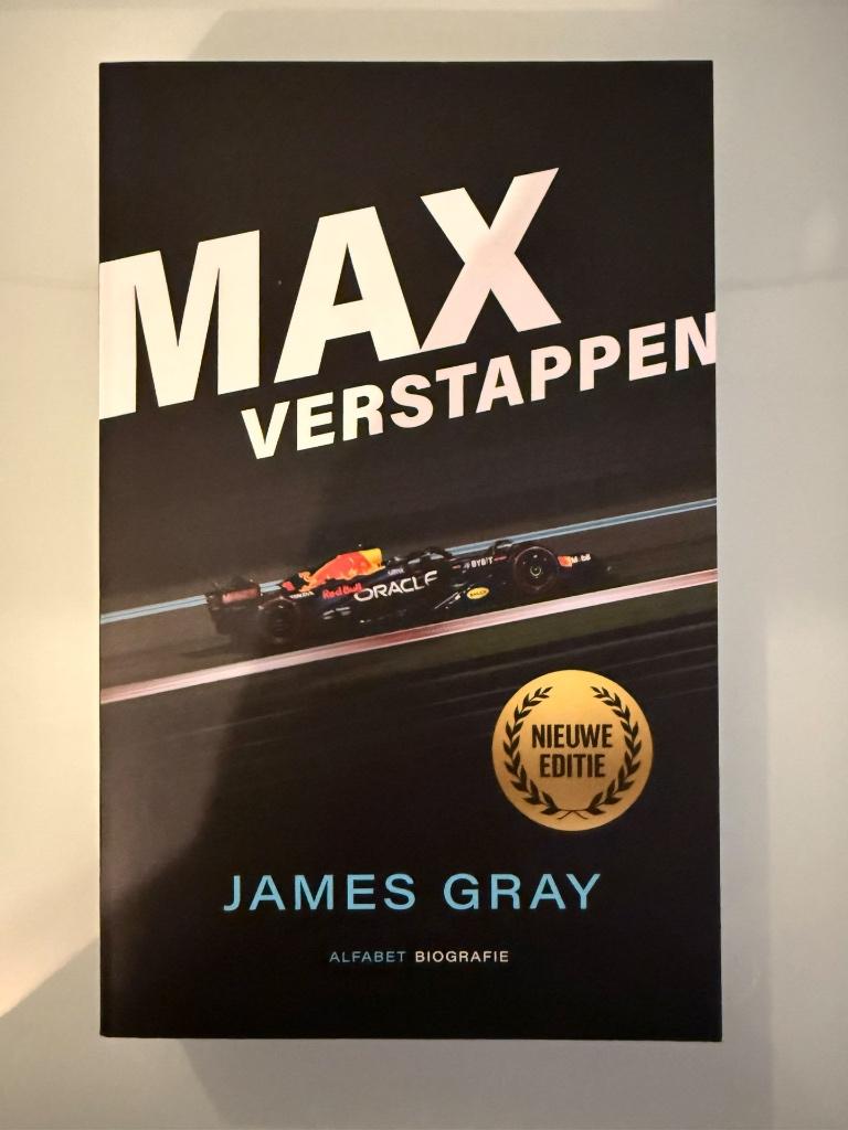 Max Verstappen - James Grey (nieuwe editie!), Nieuw, Ophalen of Verzenden, Sport, James Grey