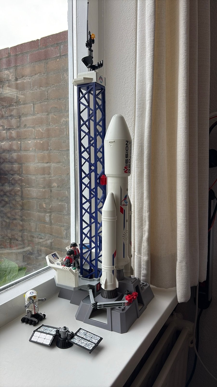 Playmobil Ruimte Raket met Lanceerplatform en Astronauten, Ophalen of Verzenden, Gebruikt, Jongen of Meisje