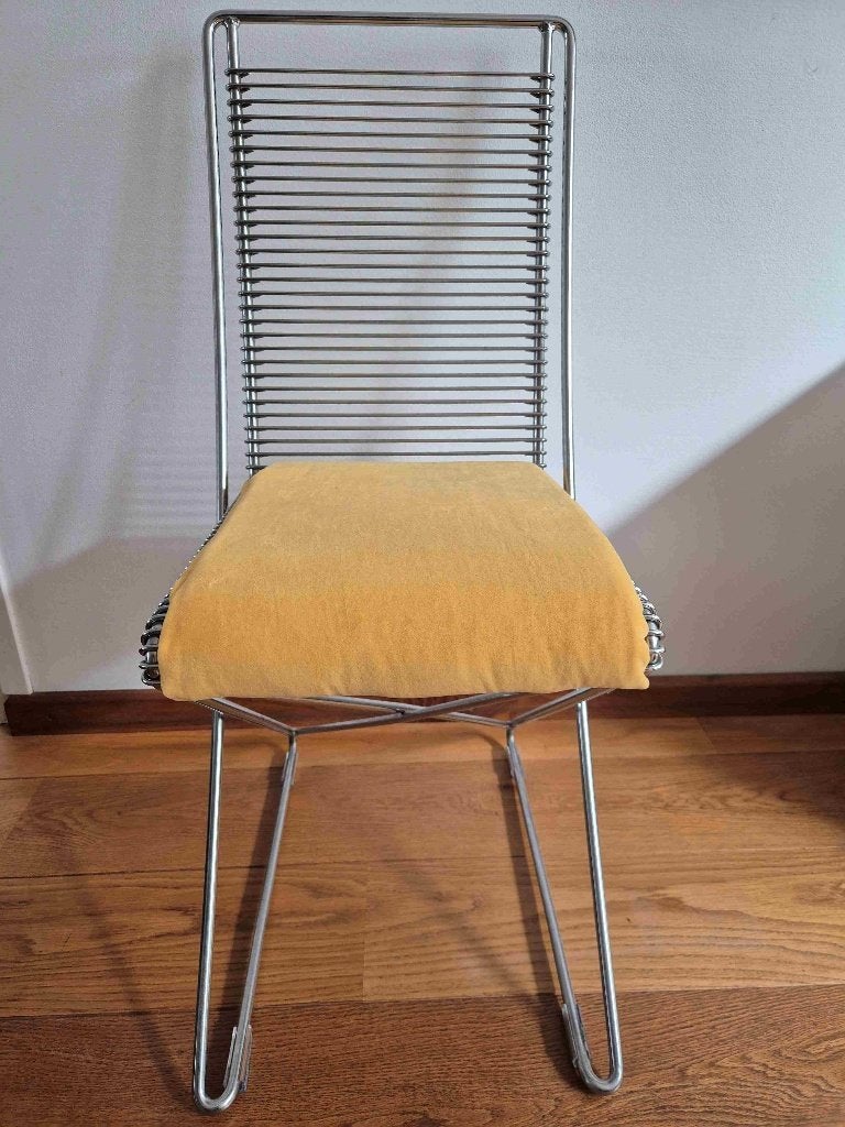 4st Till Behrens Kreuzschwinger stoelen, Ophalen, Gebruikt, Overige kleuren, Postmodern / Vintage